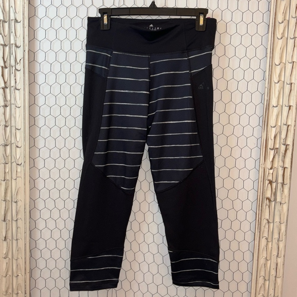 NWT Adidas Climalite Performer High Rise 3/4 Capri